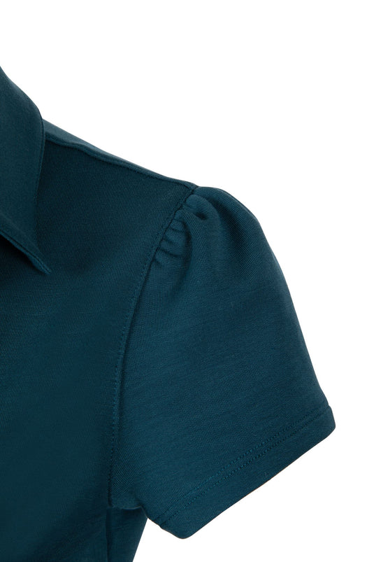 Pirdie Golf June Daly Dark Teal Sleeve Detail